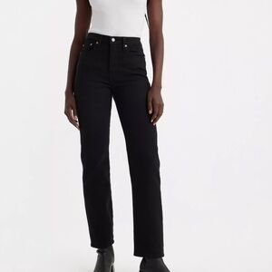 Levi’s Black Wedgie Straight Jeans